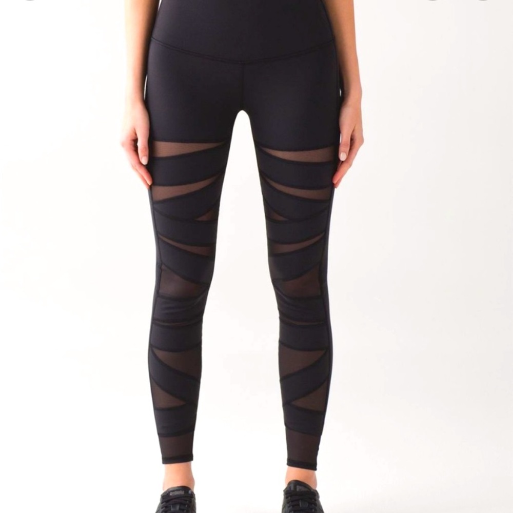 Lululemon Wunder Under Mesh Leggings High-Rise